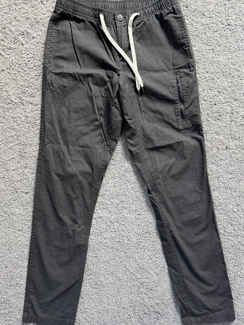 Vuori Men's Ripstop Climber Pants V412 Charcoal Gray Size Medium - EUC